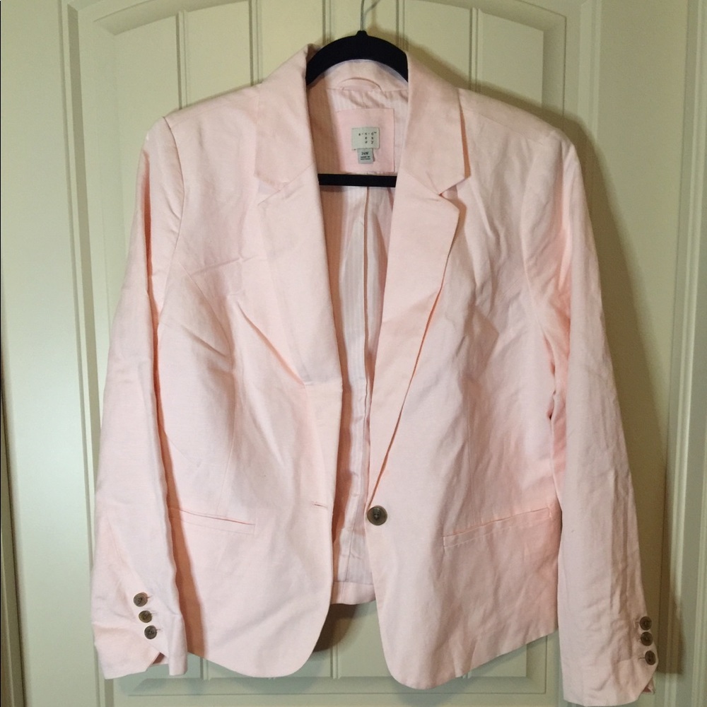 A New Day (Target) Linen Blend Blazer